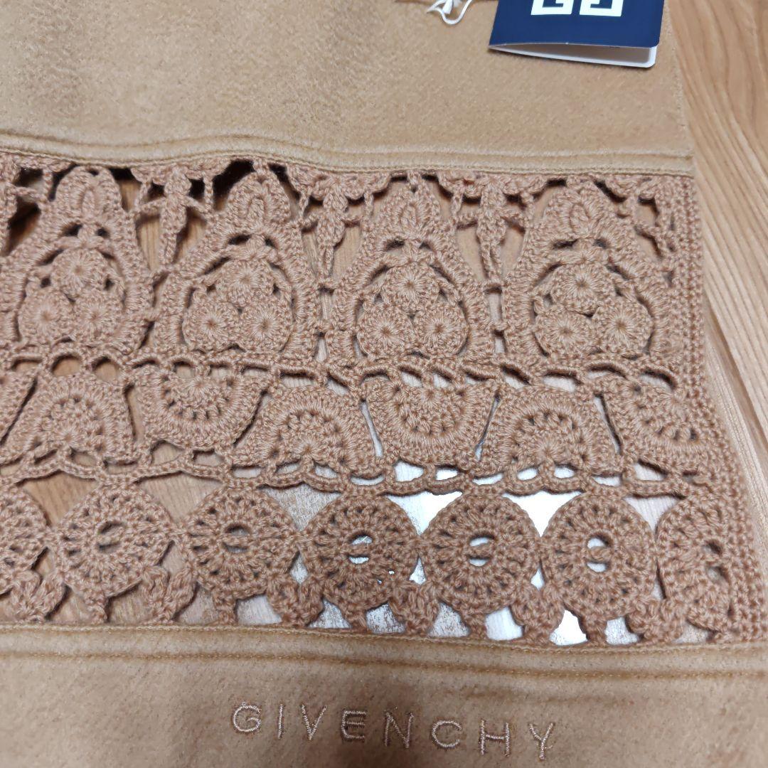 GIVENCHY ベージュ ストール レース編み