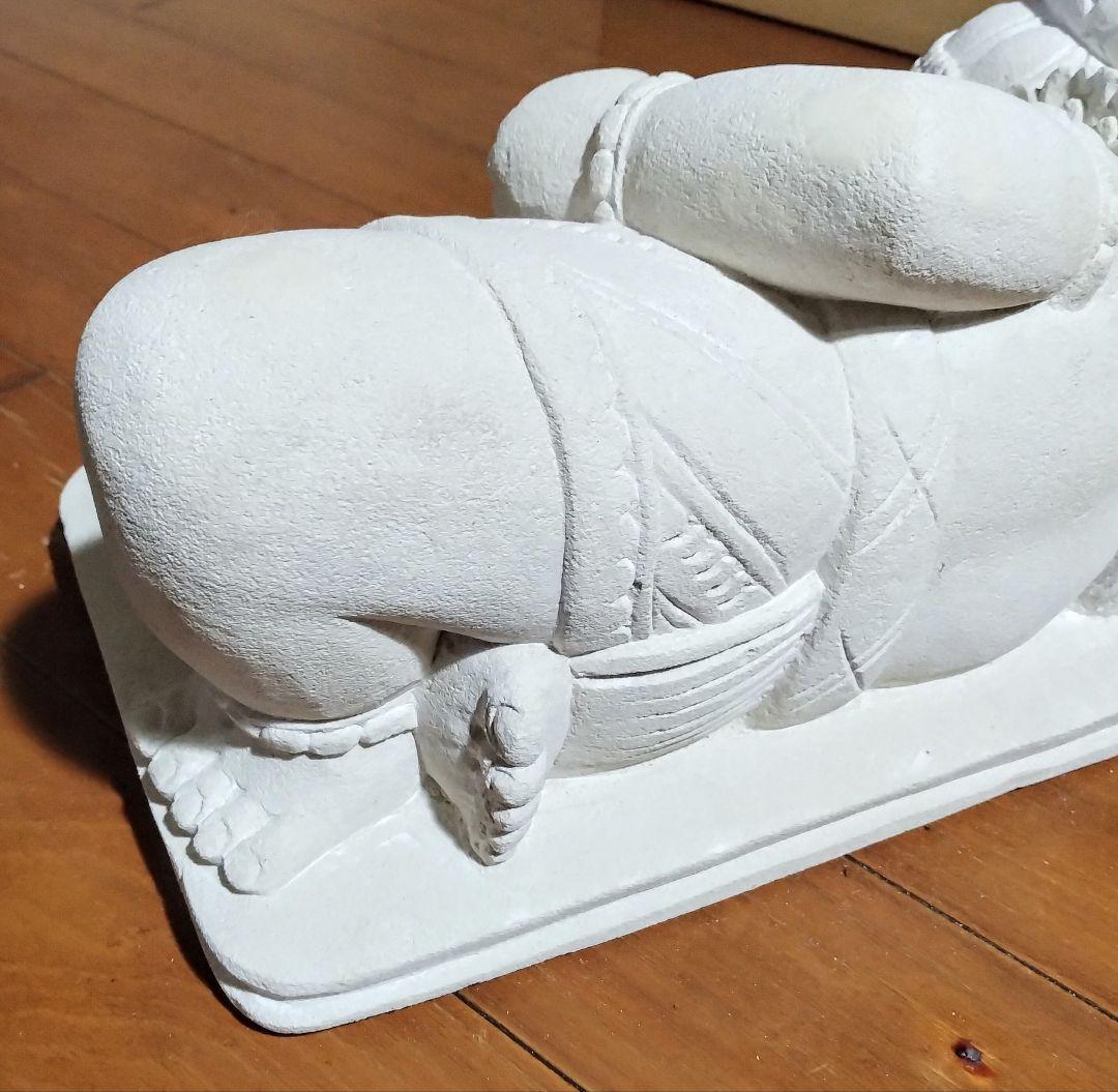 バリゾウの石像 パラスストーン手作り彫刻 高さ22cm重量12.5kg 置物
