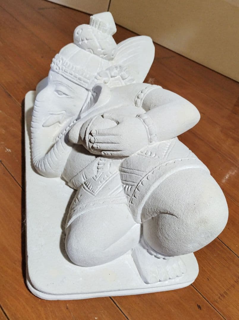 バリゾウの石像 パラスストーン手作り彫刻 高さ22cm重量12.5kg 置物