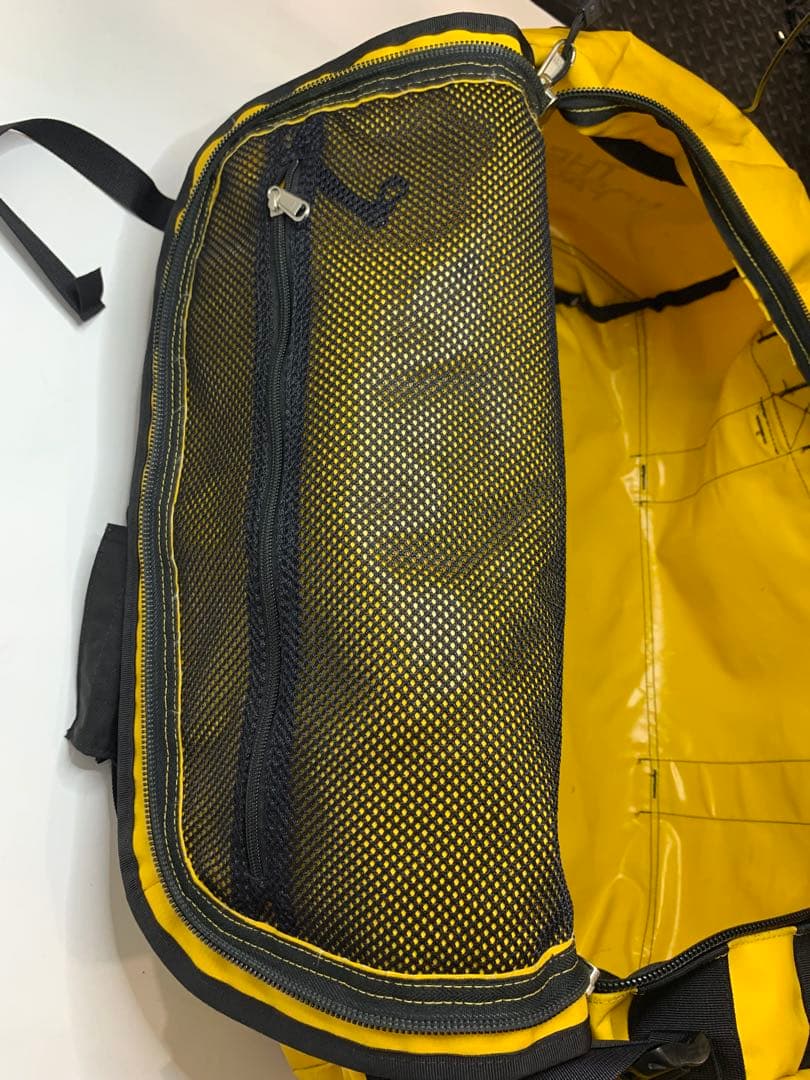 THE NORTH FACE ノースフェイス ボストンバッグ50l　黄✕黒　Ｌ