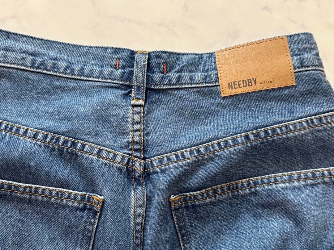 NEEDBY heritage TONY テーパードデニム