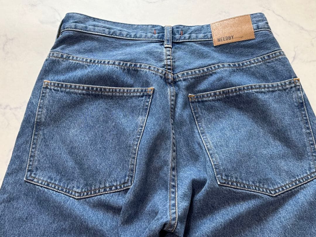 NEEDBY heritage TONY テーパードデニム
