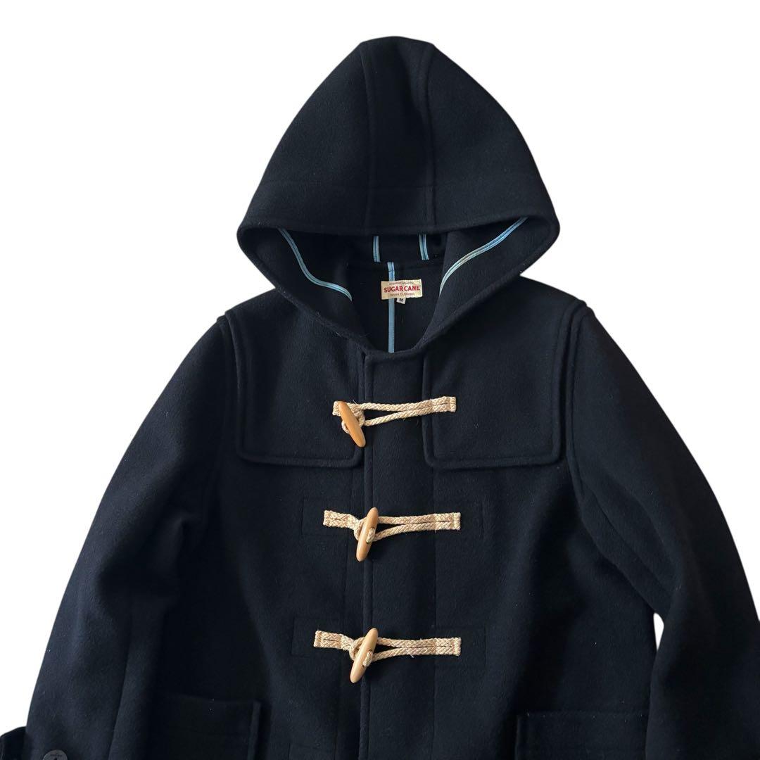 ジャケット・アウター SUGAR CANE wool duffle coat BLK
