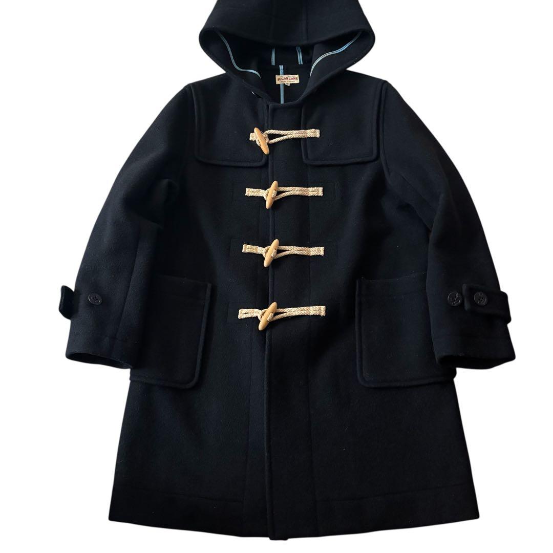 ジャケット・アウター SUGAR CANE wool duffle coat BLK