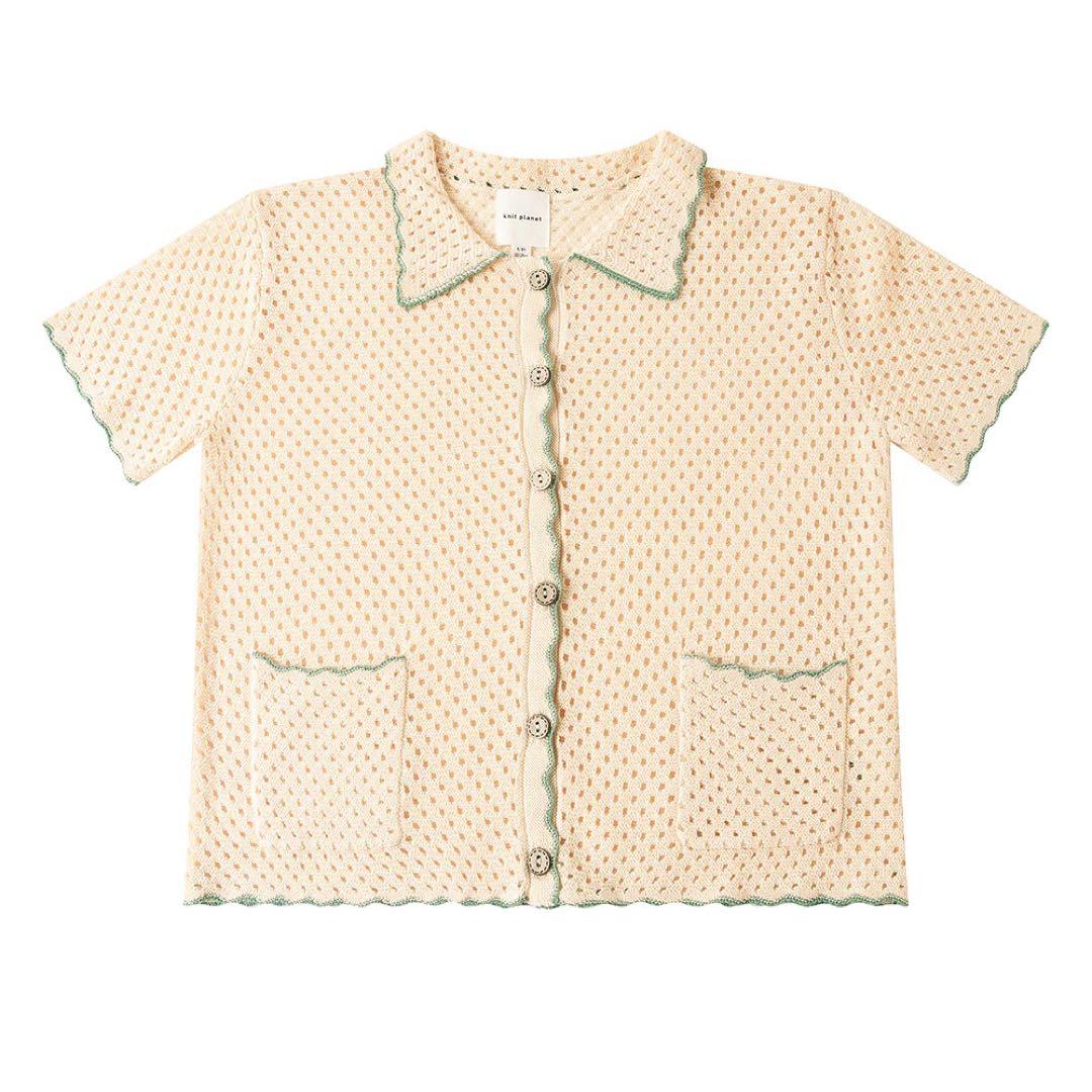 美品 knit planet メッシュセットアップ 4-5yサイズ