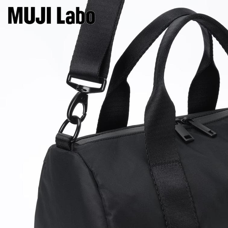 【新品未使用】MUJI Labo 再生ナイロンミニボストンバッグ