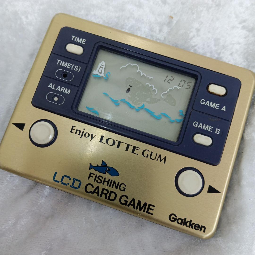 フィッシング　激レア　ロッテ景品　学研　ゲームウォッチ