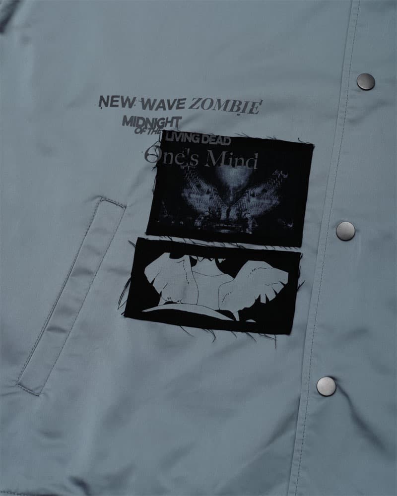 ZUTOMAYO　MADNIGHT コーチジャケット (Ice Gray)　L