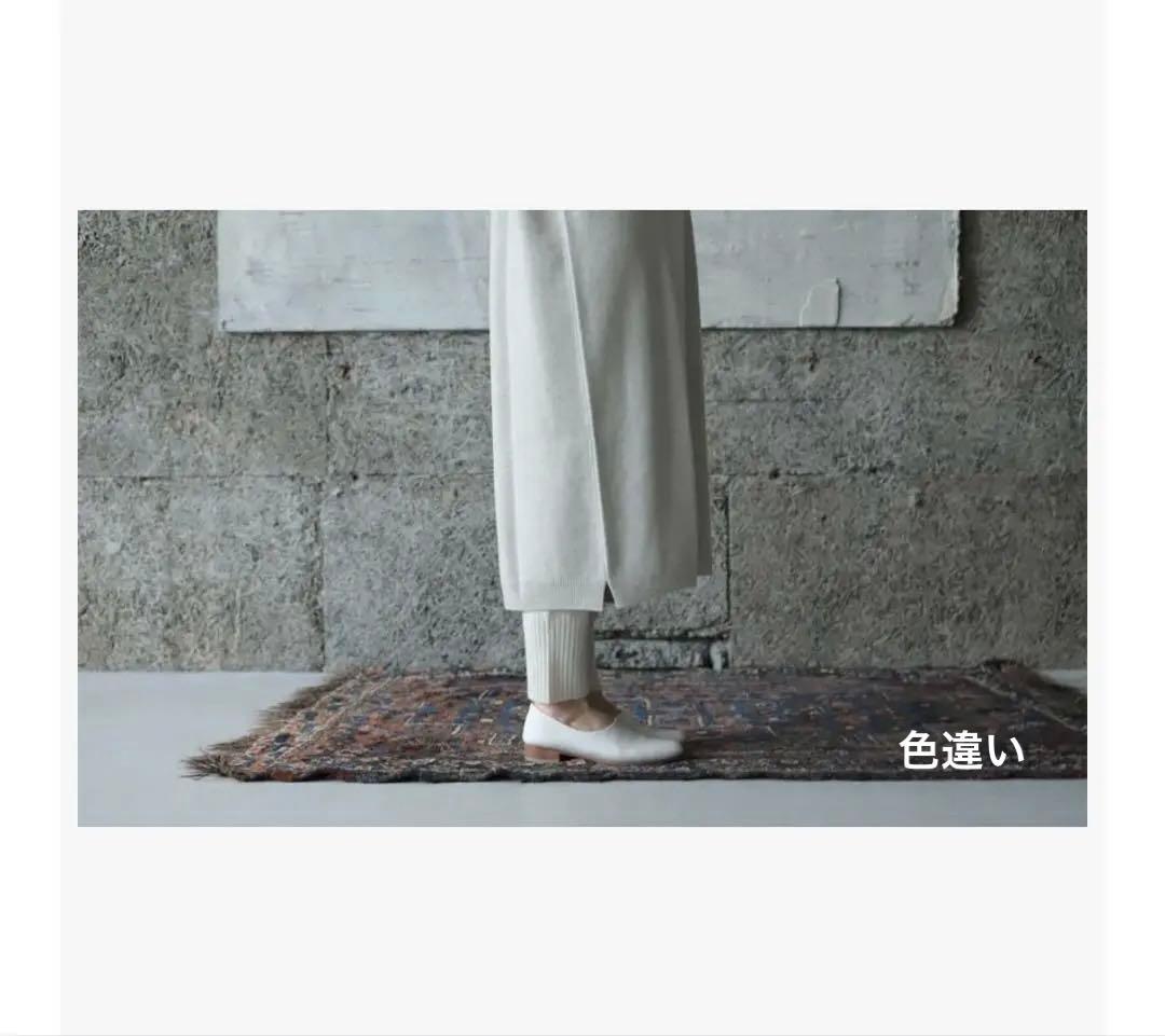 evam eva エヴァム エヴァ ウール ワンピース ストーングレー
