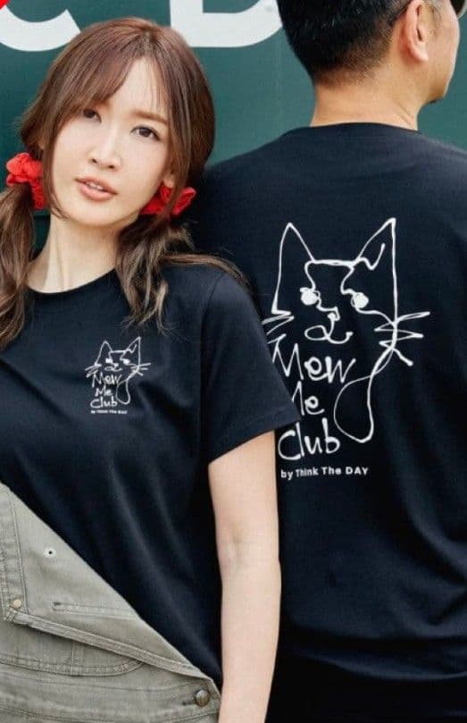 【新品未使用】Think the DAY Mew Me Club Tシャツ紗栄子