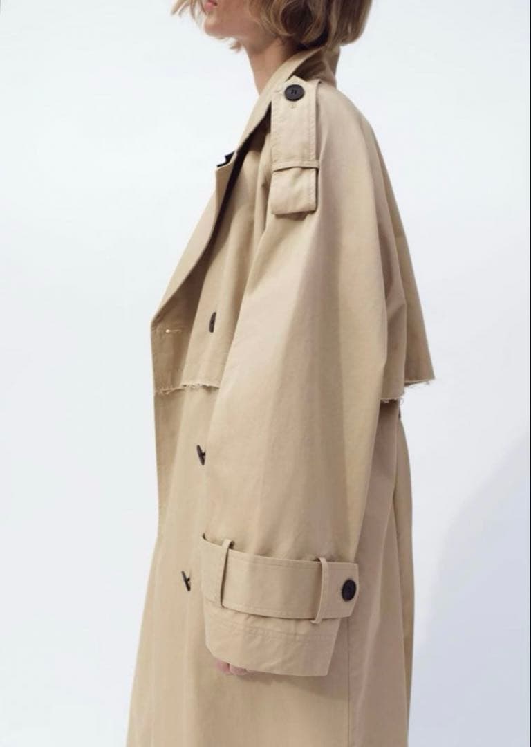 【新品・未使用】ZARA エキストラロング トレンチコート　xs