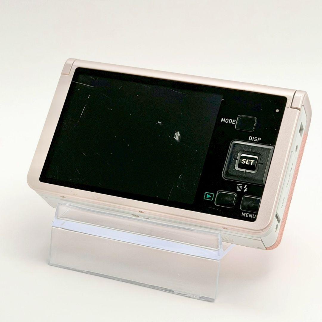 【人気カラー】32 CASIO EX-ZR60 ピンク デジカメ 113-7