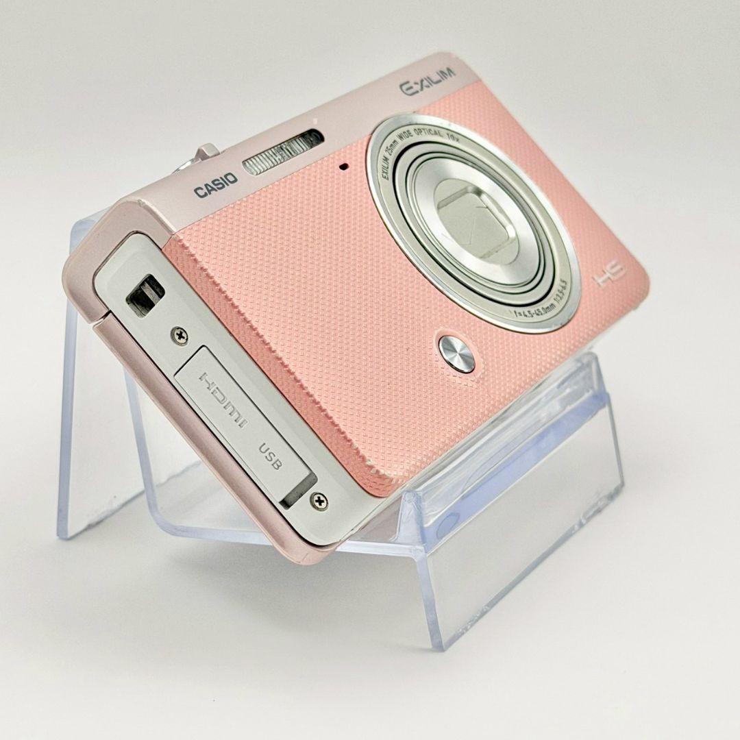 【人気カラー】32 CASIO EX-ZR60 ピンク デジカメ 113-7