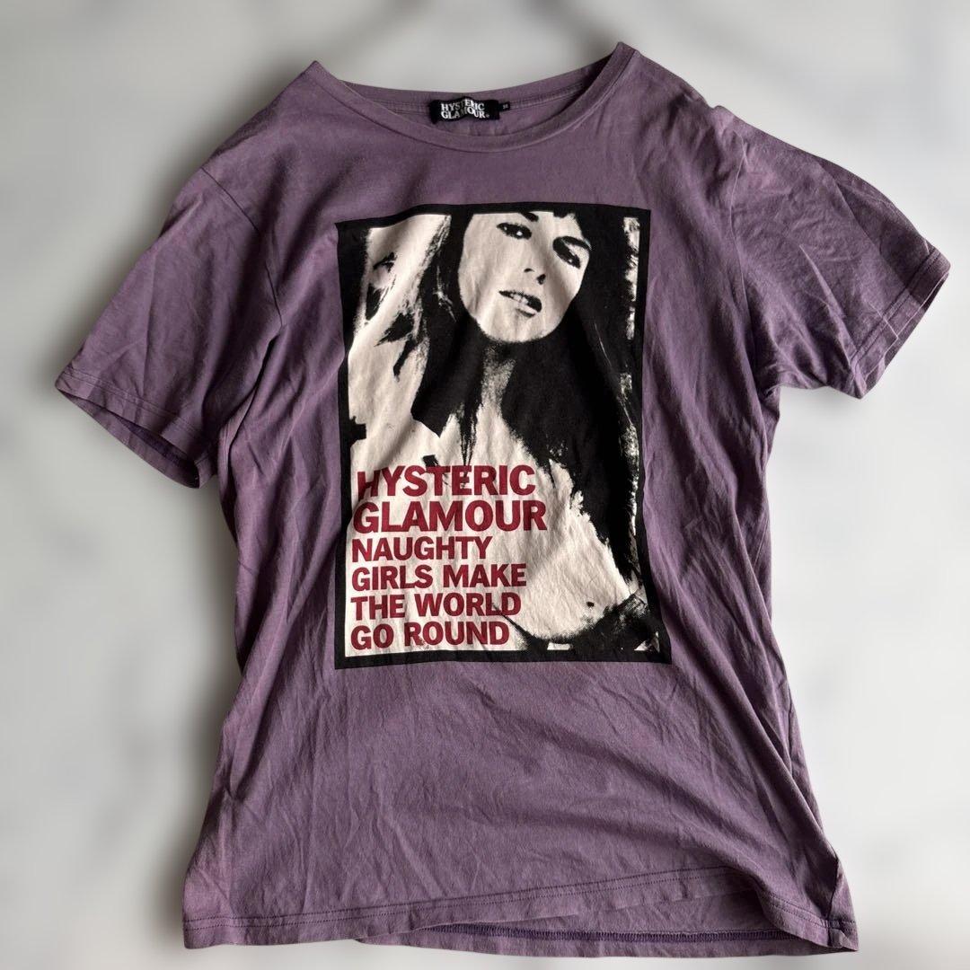 ✨美品✨ HYSTERIC GLAMOUR ヒステリックグラマー 半袖T 紫M