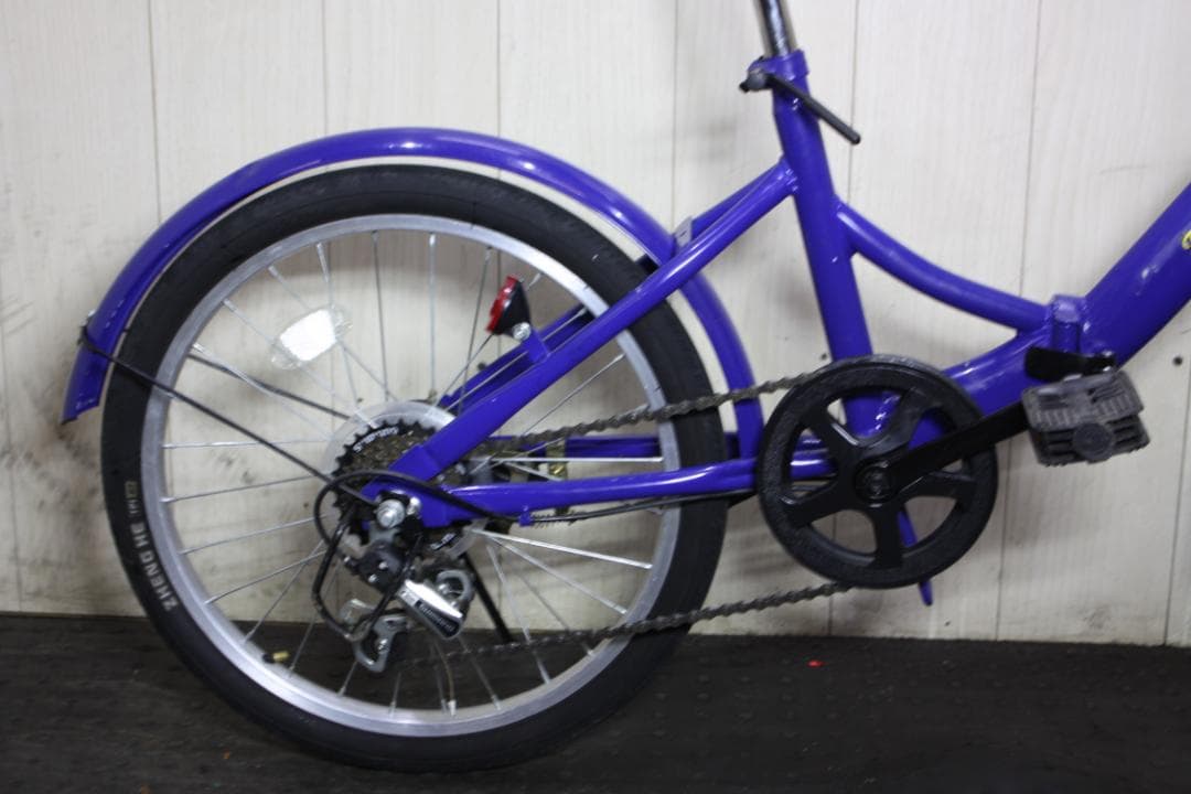 た*み様 折りたたみ自転車 紫色
