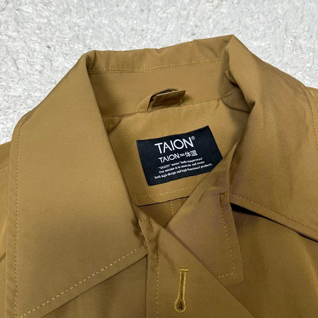 別注】タイオン ダウンジャケット付 3WAY バルカラーコート レディース XL