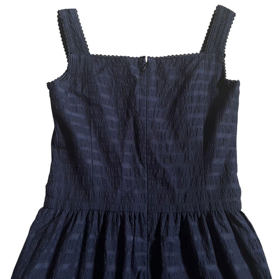 Burberry BLUE LABEL レース　サッカー生地　キャミワンピース