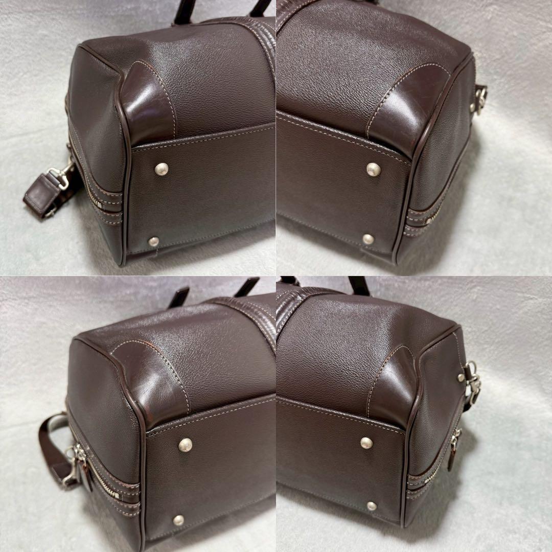 BURBERRY バーバリー ノバチェック ボストンバッグ 2way レザー