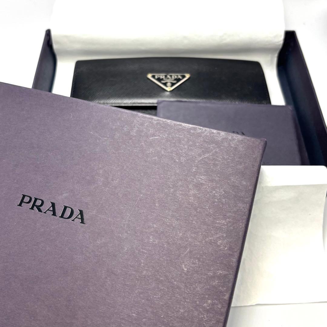 hiro　　PRADA プラダ サフィアーノ レザー カードケース
