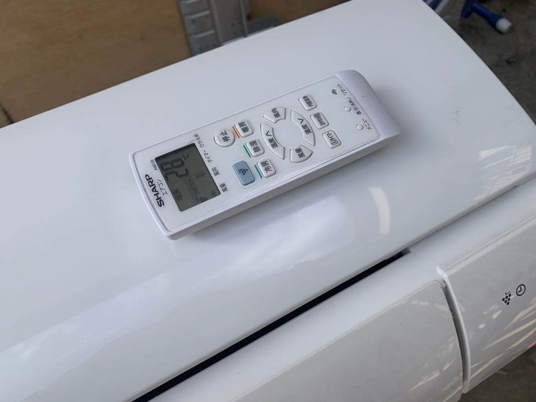 エアコン本体　福岡市内取付料金込み　シャープ　2019年　6-8畳タイプ