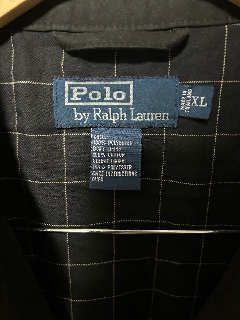 Ralph Lauren ブラック ジャンパー XL ラルフ　スイングトップ　黒