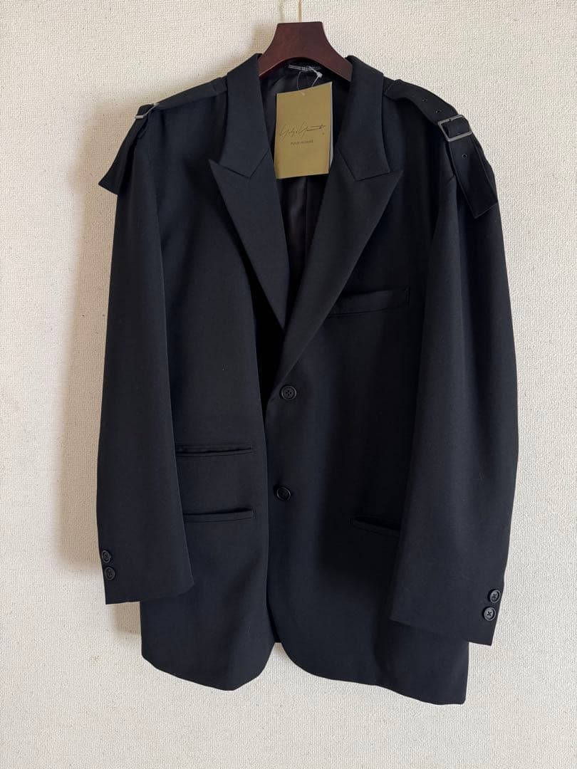 試着のみ 24-25AW ヨウジヤマモトプールオム ウールギャバジン ジャケット