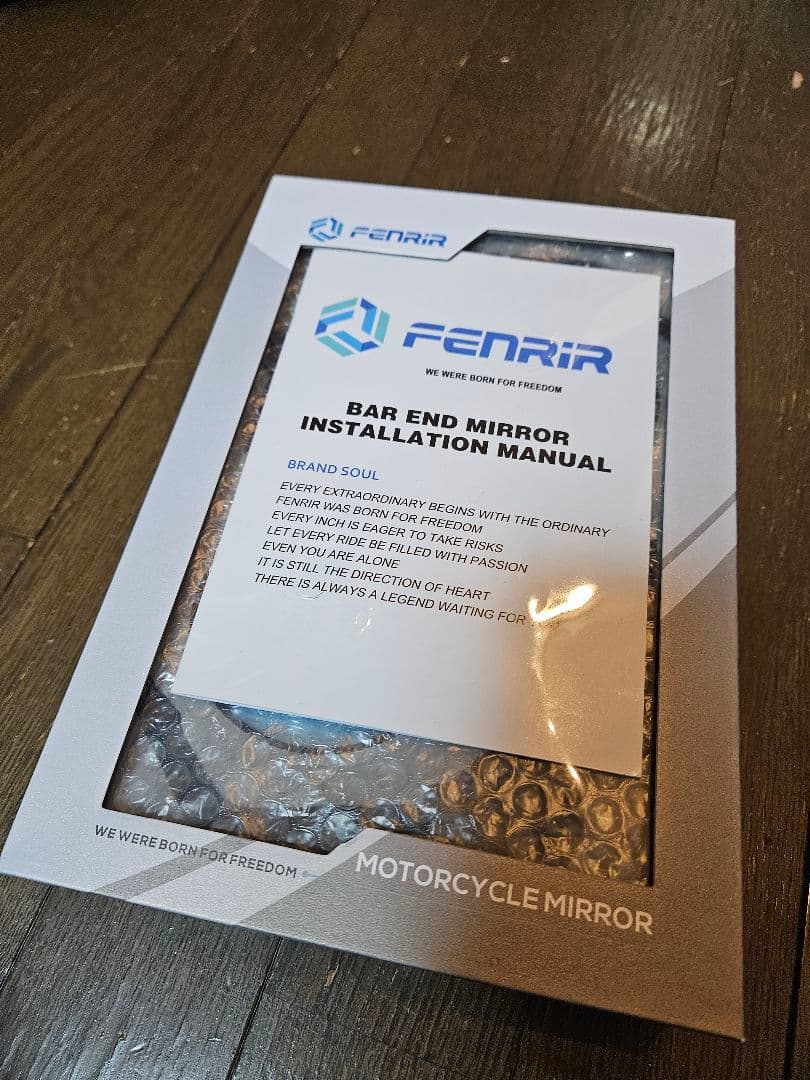 FENRIR オートバイ バイク バーエンドミラー