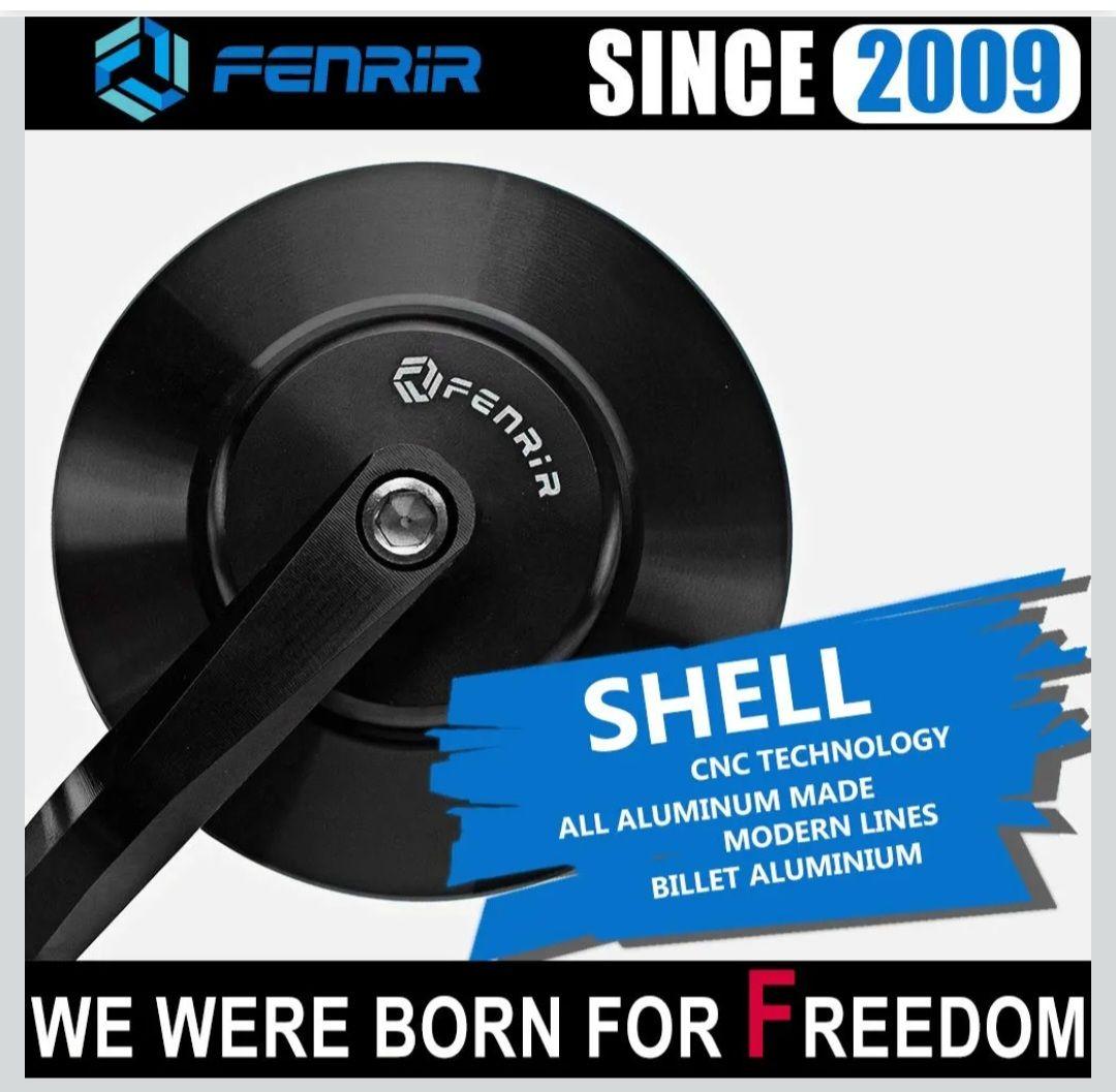 FENRIR オートバイ バイク バーエンドミラー