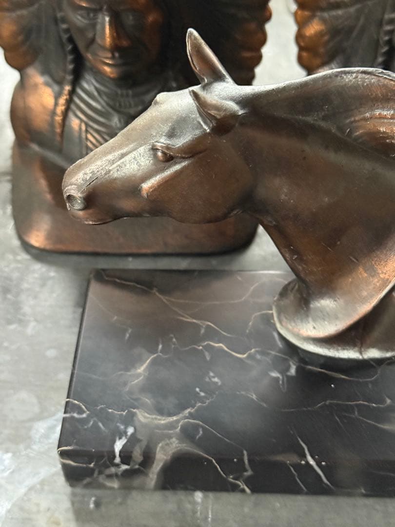 アンティーク雑貨 FRANKART BOOK END MARBLE