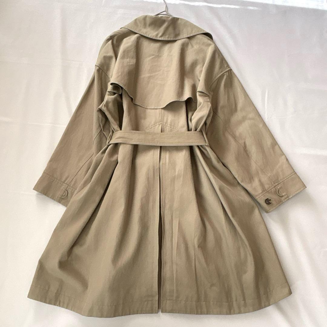 【定価4.2万】未使用✨スピックアンドスパン ワイドトレンチコート ロング M