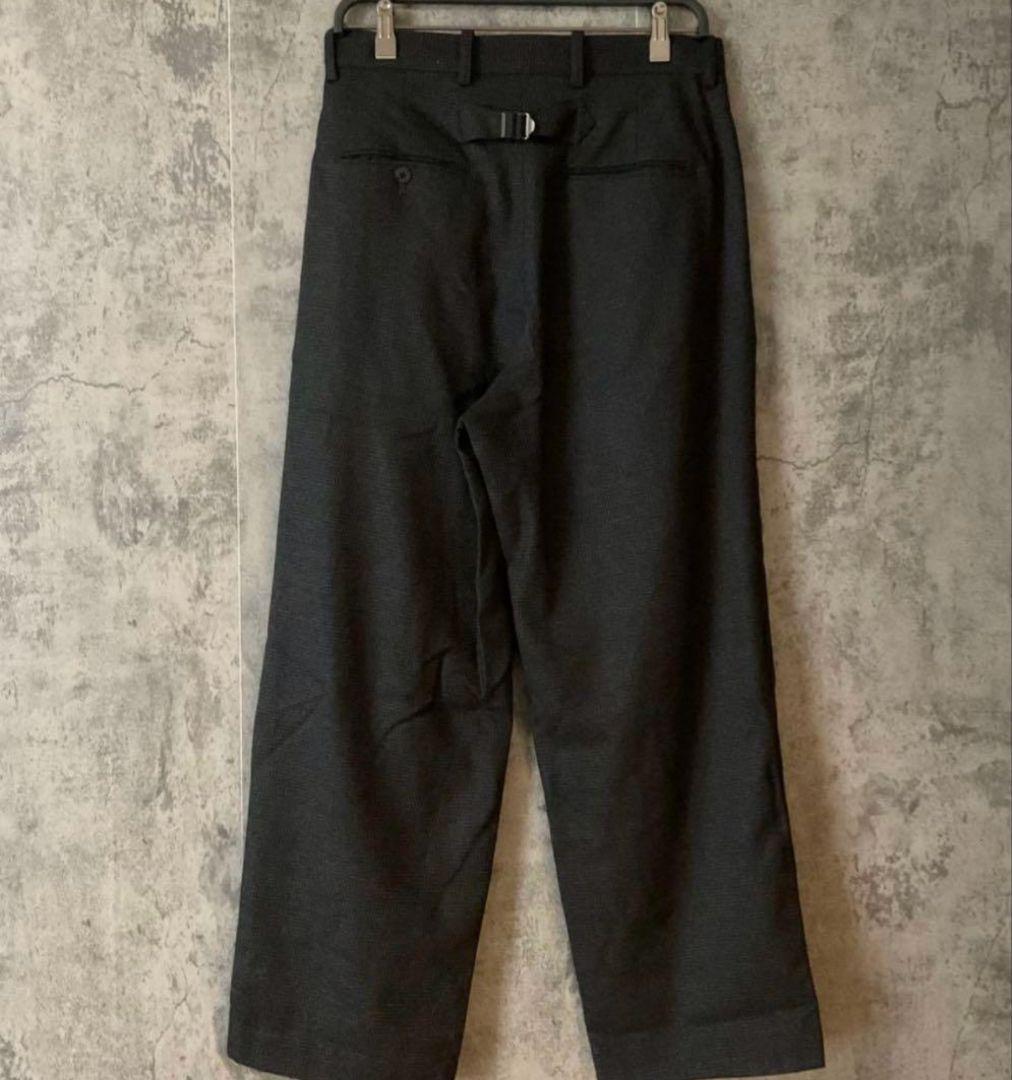 WOOL MILLED IVY PANTS　リドム　wym ウィム　ライフ　黒