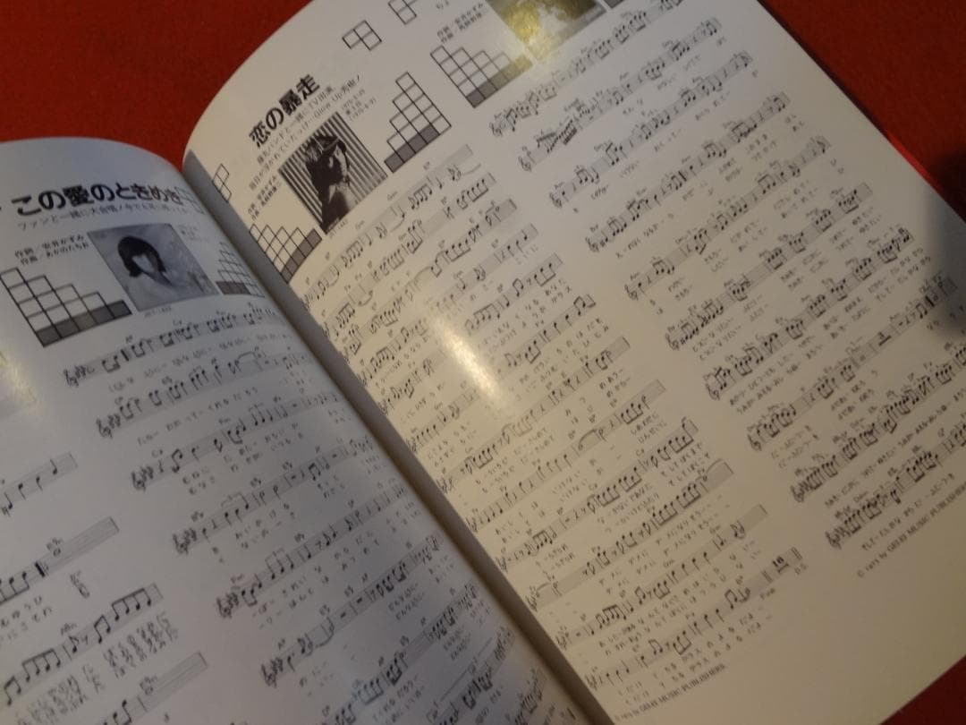 激レア◆西城秀樹 写真集 ベストヒット31曲/スコア/楽譜譜面/ステージ