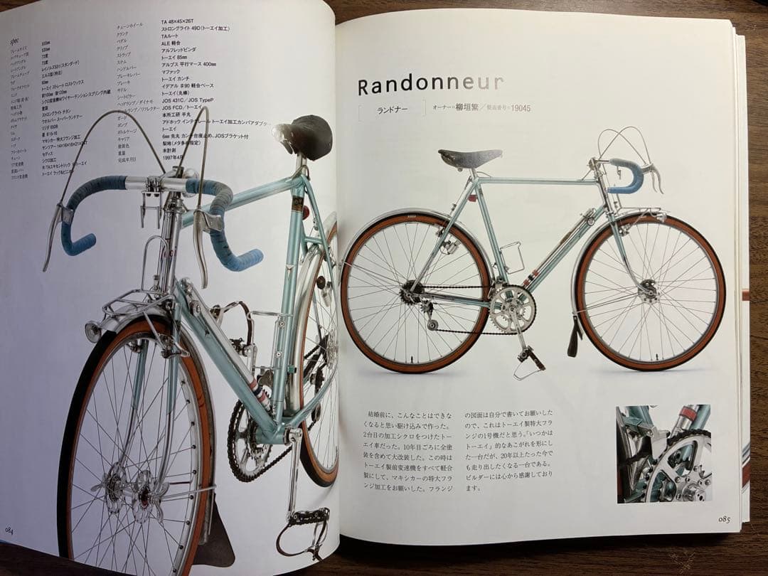 【美品】TOEI 美しいハンドメイド自転車たち 東叡社オフィシャル写真集
