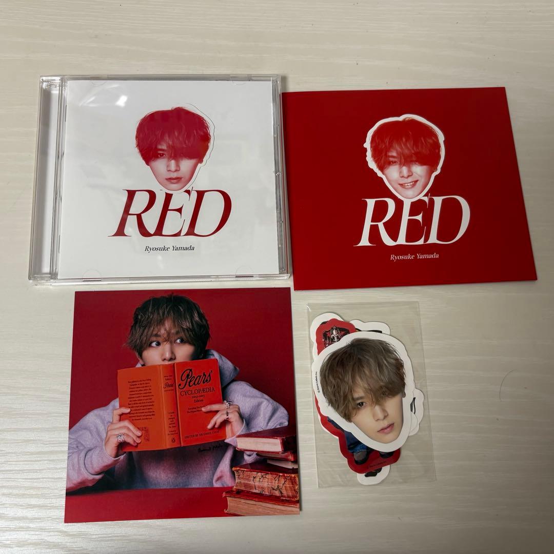 山田涼介 「RED」 Deep RED盤 アルバム ファミクラ限定