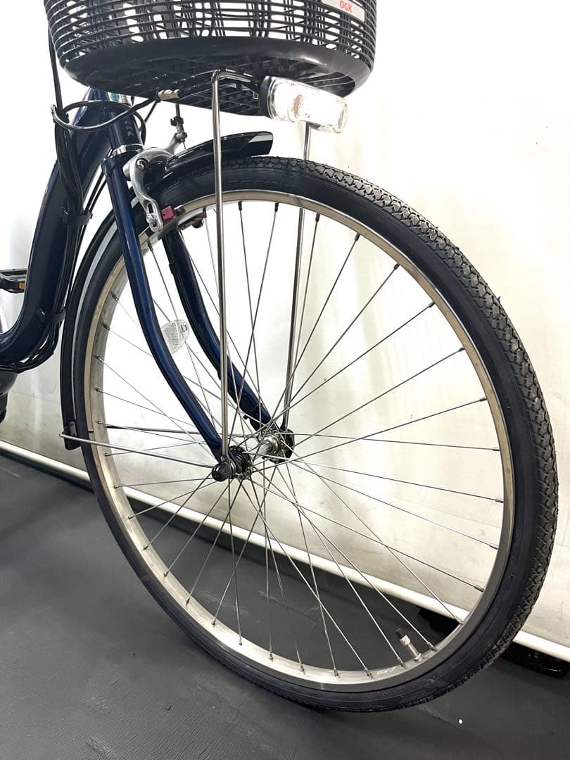 1年保証 ヤマハ　パスナチュラ　26インチ　街乗り　紺色　電動アシスト自転車