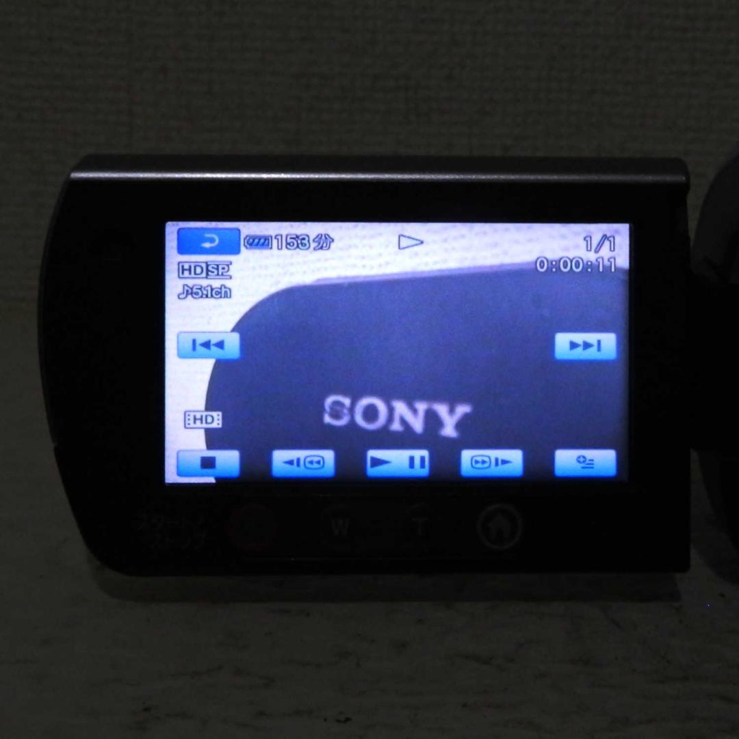 動作品 Sony HDR-SR7 ① フルHD 60GBHDD 光学10倍ズーム