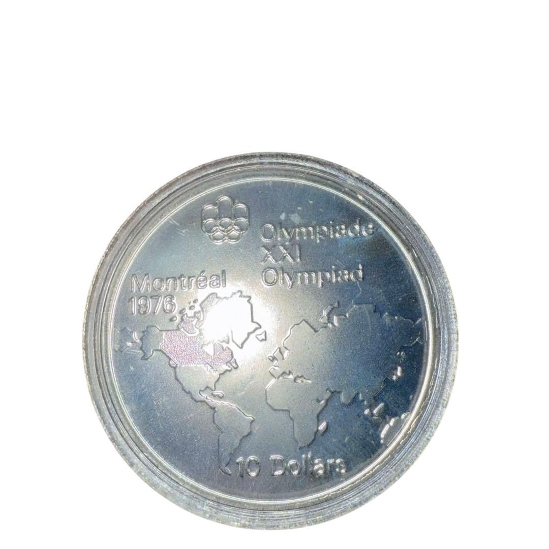 【メ0225-60】カナダ モントリオールオリンピック 1976年 銀貨