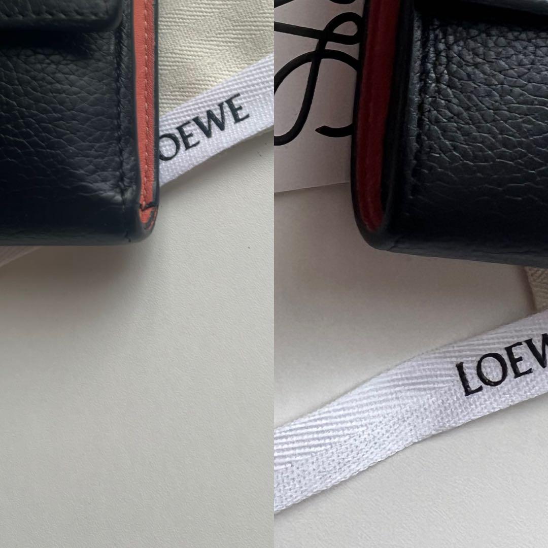 208 美品 LOEWE ロエベ 3つ折り財布