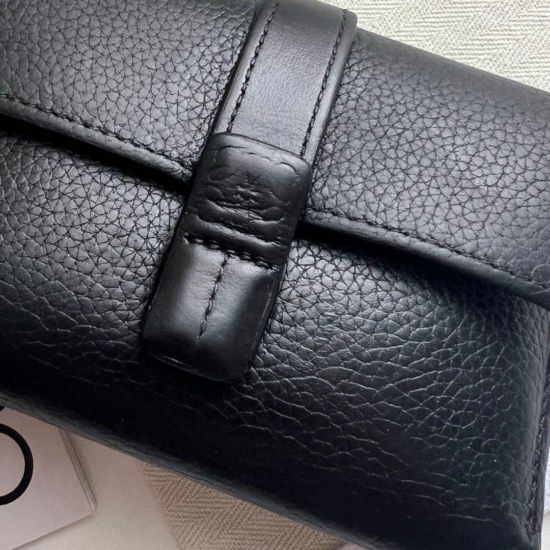 208 美品 LOEWE ロエベ 3つ折り財布