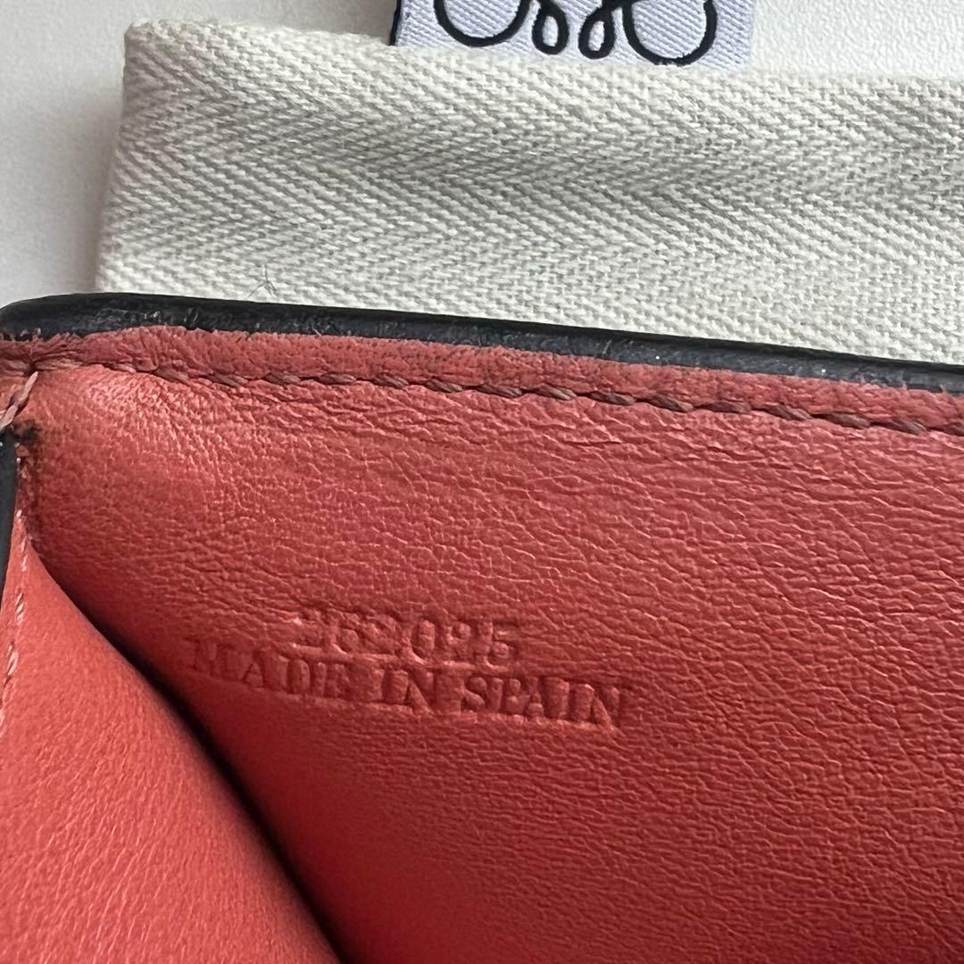 208 美品 LOEWE ロエベ 3つ折り財布