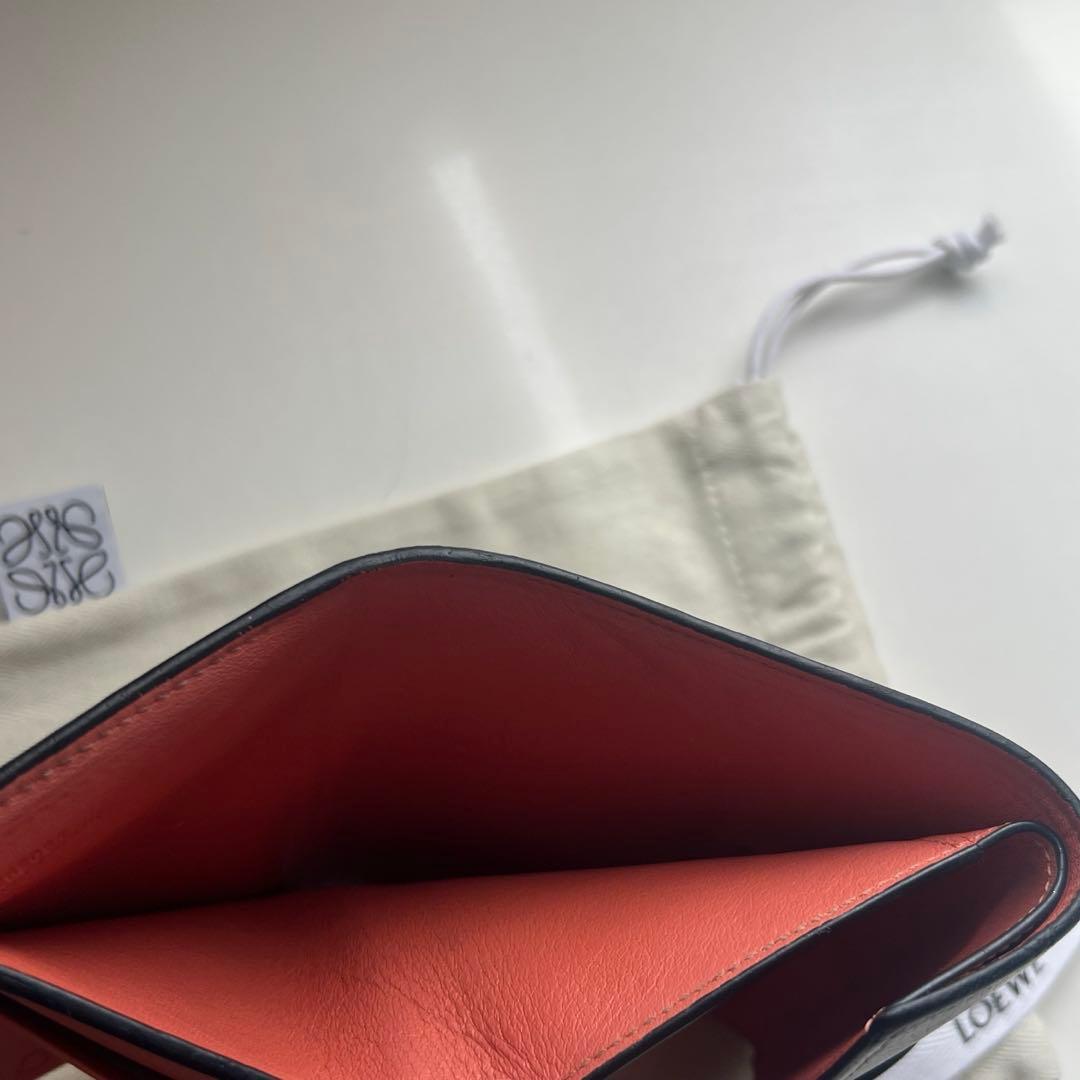 208 美品 LOEWE ロエベ 3つ折り財布