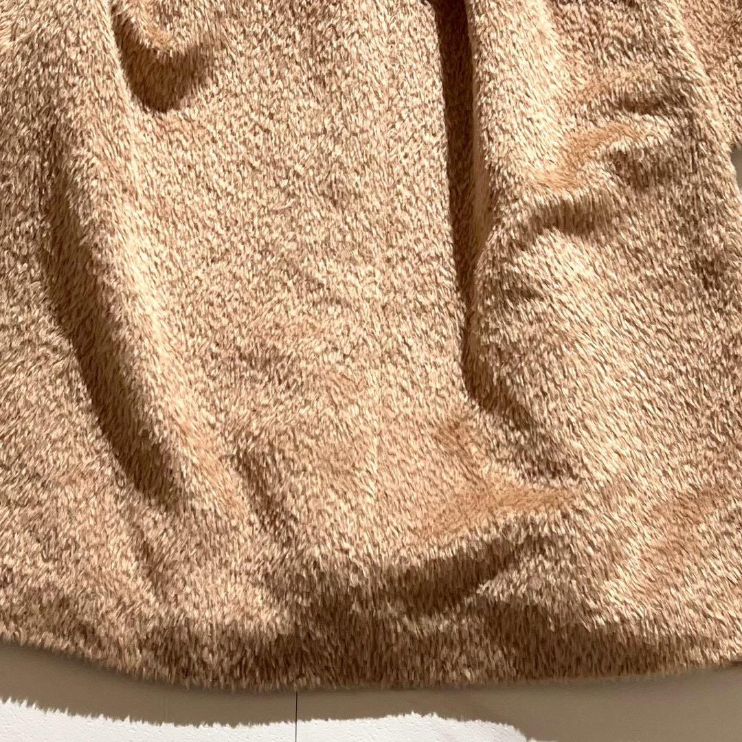 【極美品✨22AW】マックスマーラ マニュエラ キャメル アルパカ シャギー M