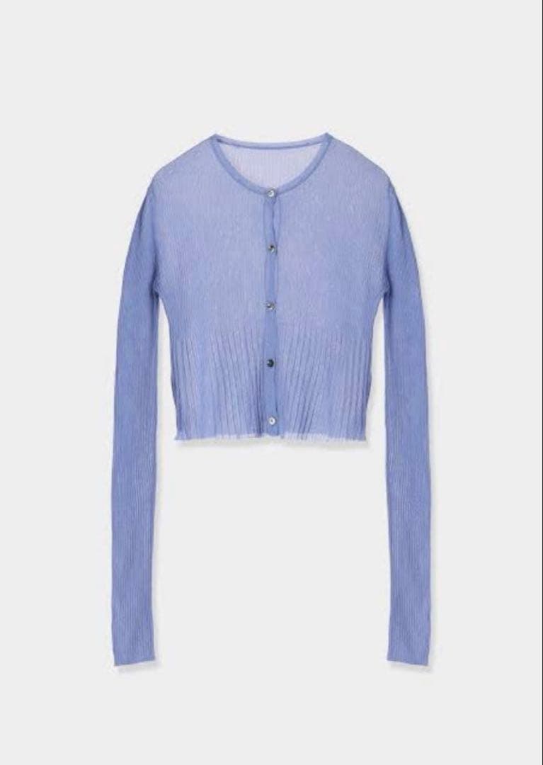 aya_10106様　louren sheer short knit カーデ