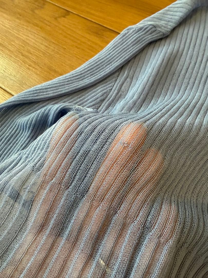 aya_10106様　louren sheer short knit カーデ