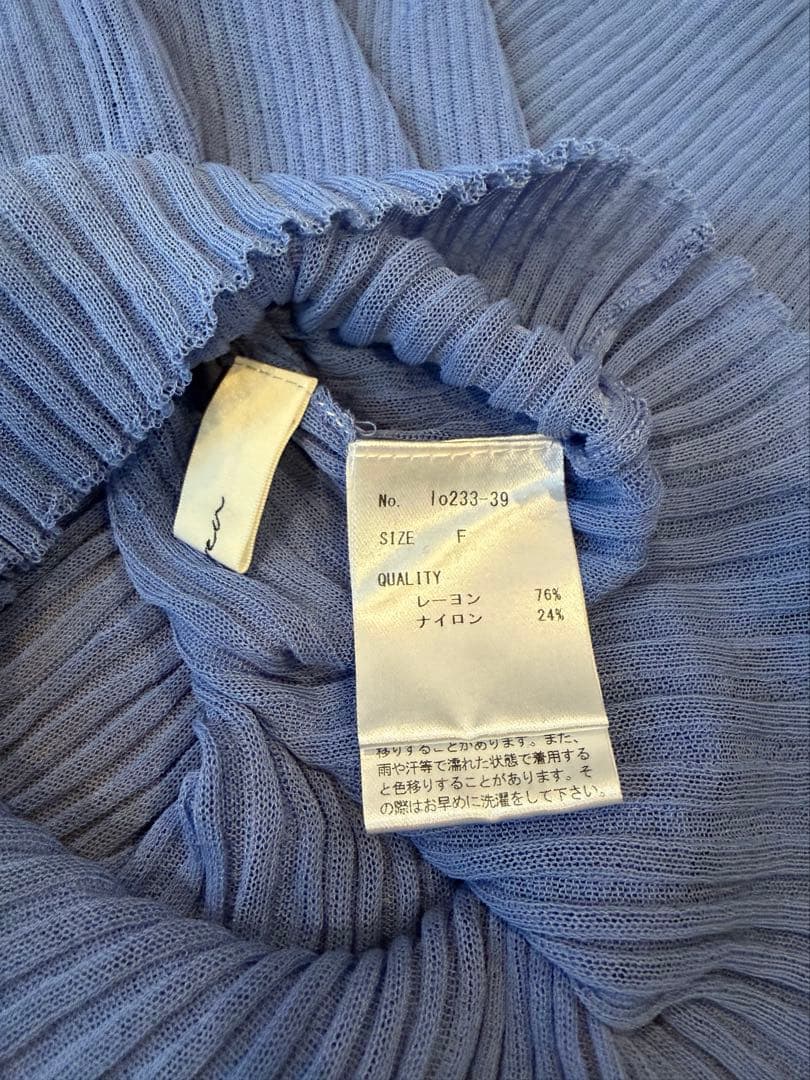 aya_10106様　louren sheer short knit カーデ