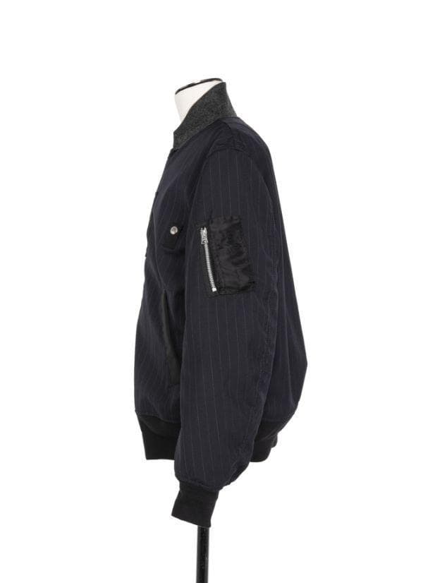 く*ん様 Sacai, Chalk Stripe Blouson 24-0333