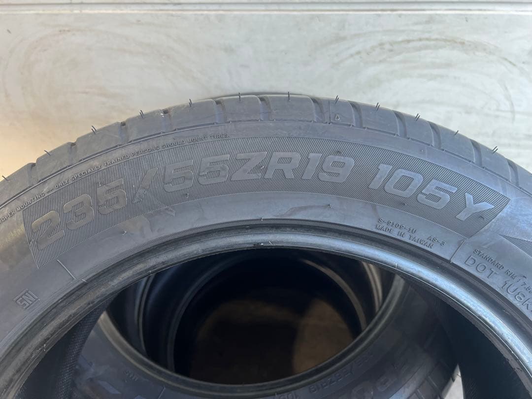 送料込み235/55ZR19 ナンカン　SPORTNEX AS-3 4本セット