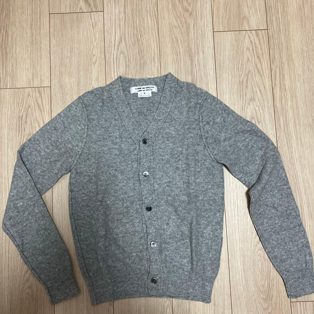 COMME des GARÇONS グレー カーディガン S