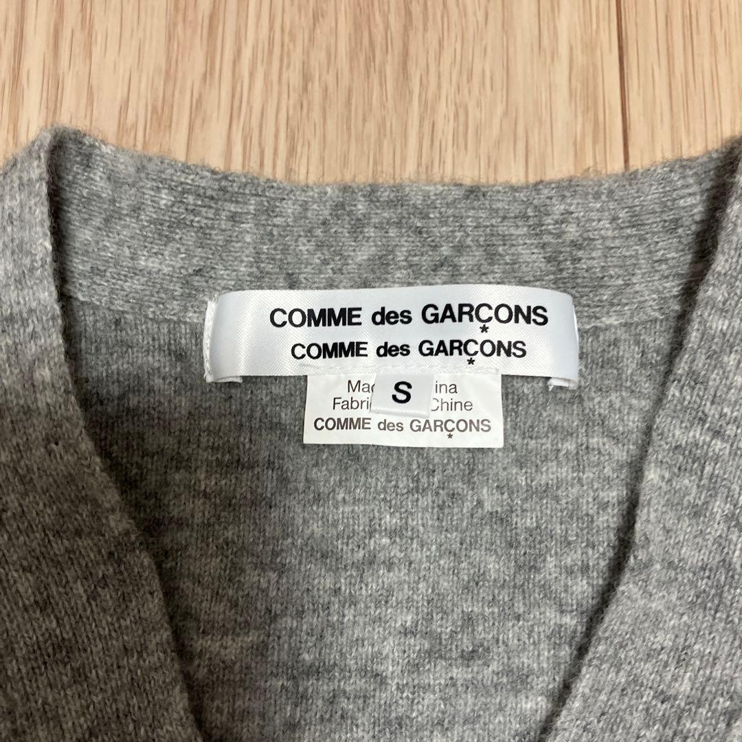 COMME des GARÇONS グレー カーディガン S