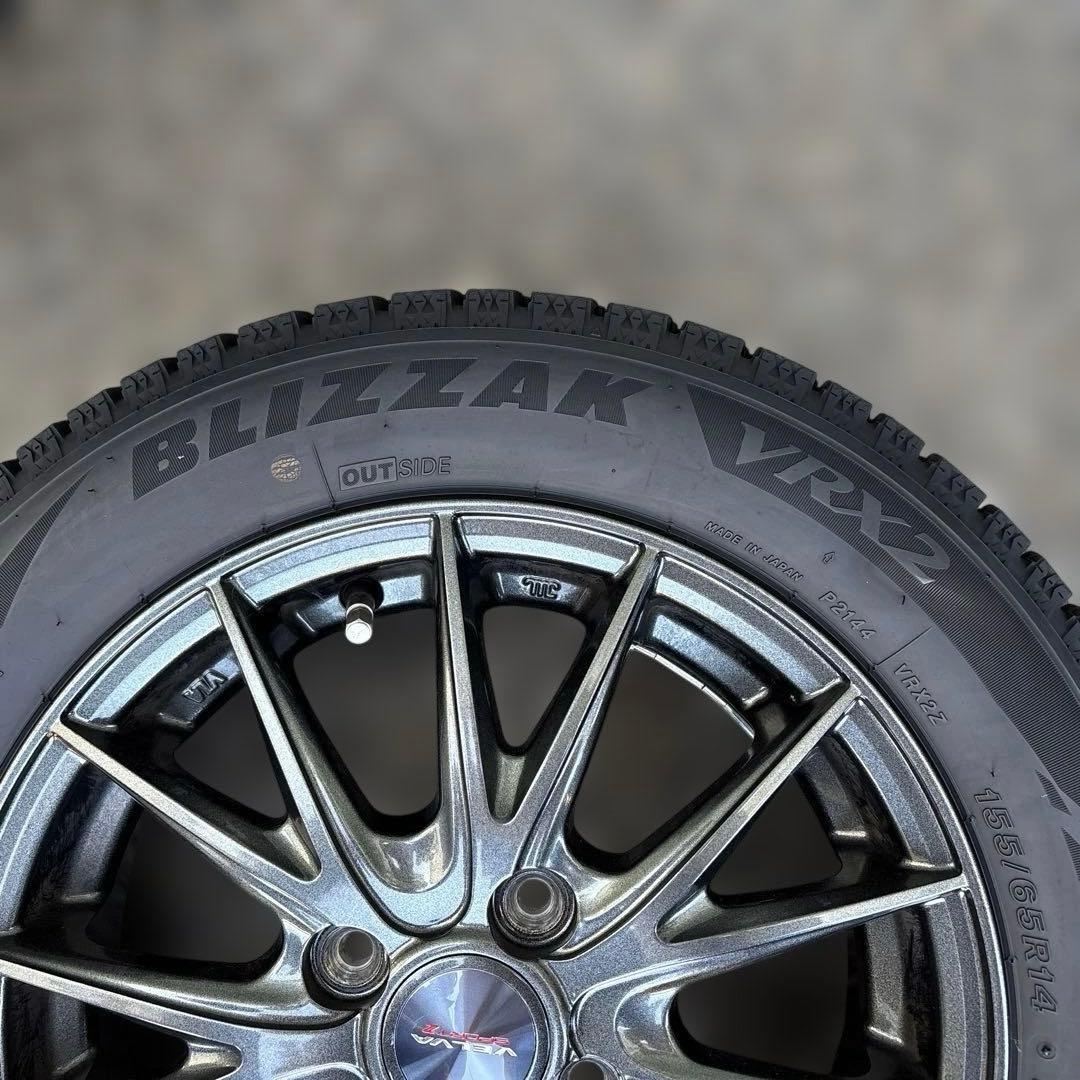 155/65R14 BLIZZAK VRX ムーヴ/ワゴンR/ラパン